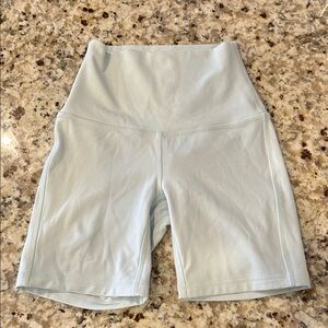 Lululemon Align High Rise short in Light Blue
